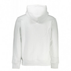 CALVIN KLEIN MEN'S WHITE ZIPLESS SWEATSHIRT