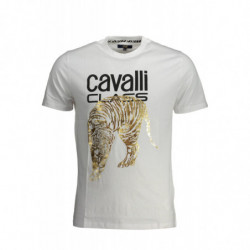CAVALLI CLASS CAMISETA MANGA CORTA HOMBRE BLANCO