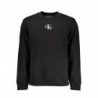 SWEAT-SHIRT SANS FERMETURE ÉCLAIR NOIR CALVIN KLEIN POUR HOMMES