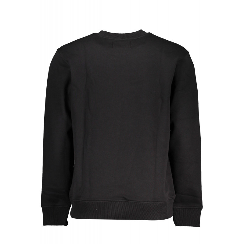 SUDADERA SIN CREMALLERA NEGRA DE HOMBRE CALVIN KLEIN