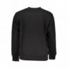 CALVIN KLEIN MEN'S BLACK ZIPLESS SWEATSHIRT