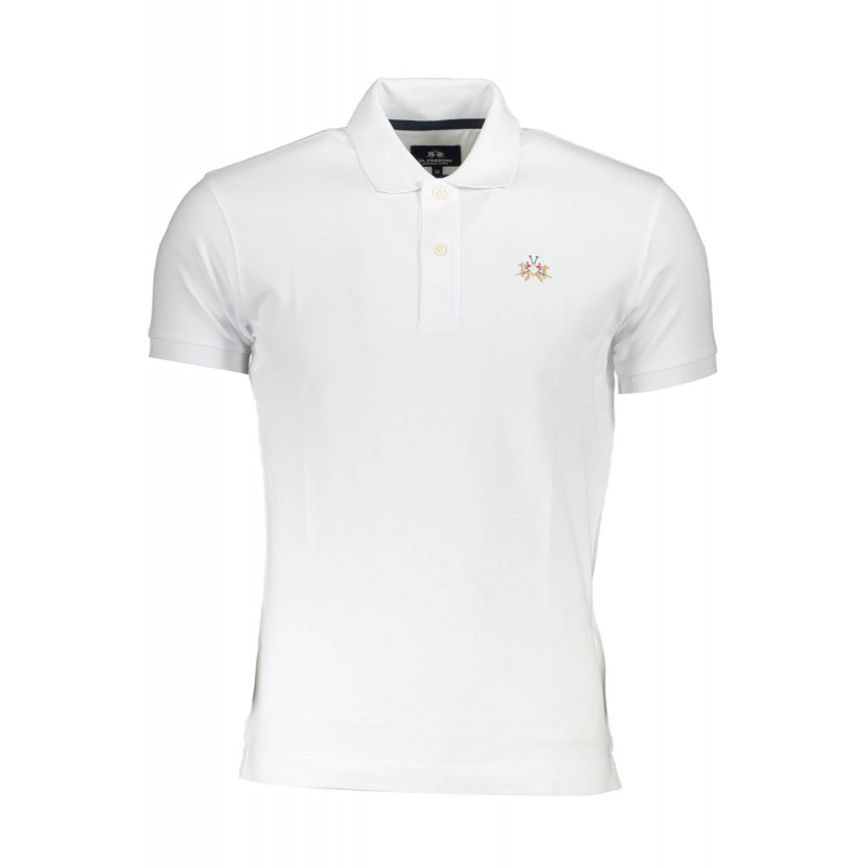 LA MARTINA HERREN-POLOSHIRT MIT KURZEN ÄRMELN, WEISS