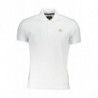 LA MARTINA MEN'S WHITE SHORT SLEEVED POLO SHIRT