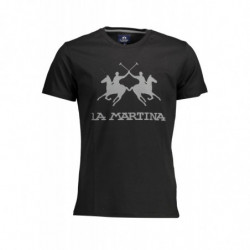 LA MARTINA HERREN-KURZARM-T-SHIRT SCHWARZ