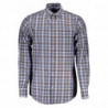CHEMISE HOMME GANT BLEUE À MANCHES LONGUES