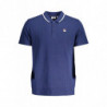 POLO FILA HOMBRE MANGA CORTA AZUL