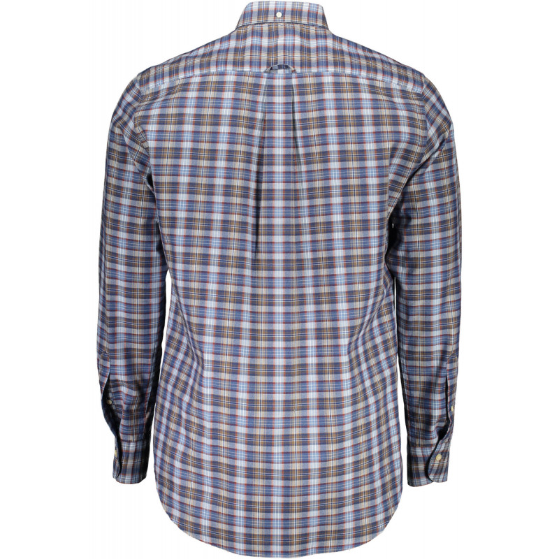 CHEMISE HOMME GANT BLEUE À MANCHES LONGUES