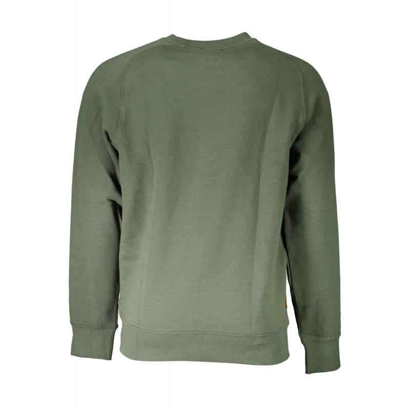 TIMBERLAND GREEN MEN'S ZIPLESS SWEATSHIRT