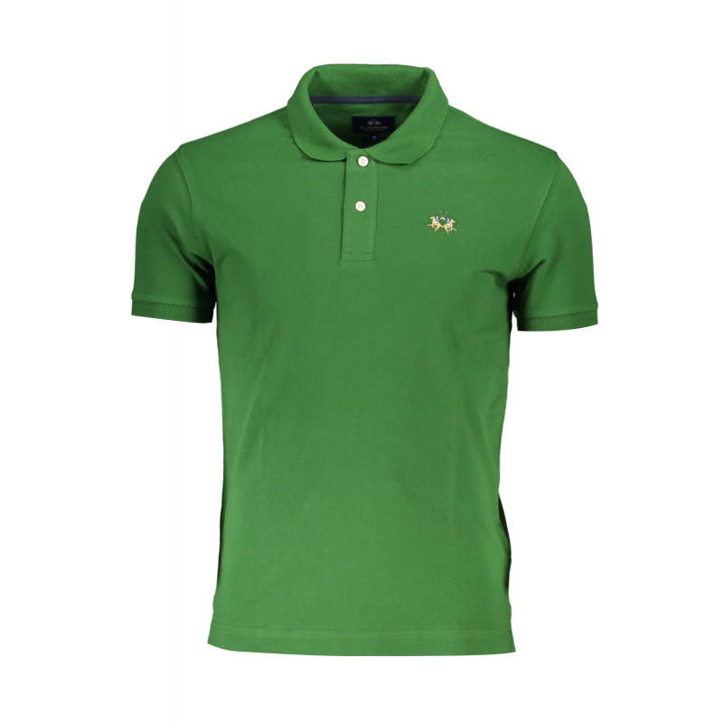 GRÜNES KURZÄRMELIGES POLOSHIRT FÜR HERREN VON LA MARTINA