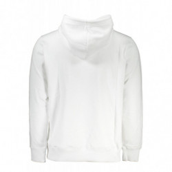 CALVIN KLEIN MEN'S WHITE ZIPLESS SWEATSHIRT