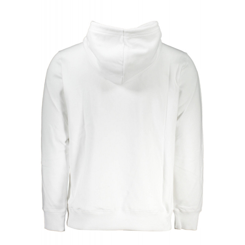 CALVIN KLEIN MEN'S WHITE ZIPLESS SWEATSHIRT