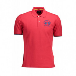 LA MARTINA HERREN-POLOSHIRT MIT KURZÄRMELN, ROT