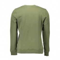 NAPAPIJRI GREEN MEN'S ZIPLESS SWEATSHIRT