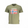 T-SHIRT À MANCHES COURTES HOMME NAPAPIJRI VERT