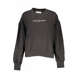 CALVIN KLEIN WOMEN'S ZIPLESS SWEATSHIRT BLACK