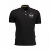 LA MARTINA SCHWARZES KURZÄRMELIGES POLOSHIRT FÜR HERREN
