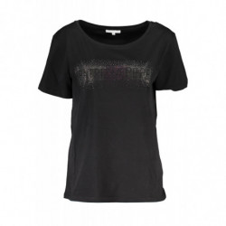 PATRIZIA PEPE DAMEN KURZARM T-SHIRT SCHWARZ