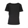PATRIZIA PEPE DAMEN KURZARM T-SHIRT SCHWARZ
