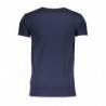 CAMISETA MANGA CORTA HOMBRE CAVALLI CLASS AZUL