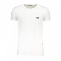 CAVALLI CLASS MEN'S SHORT SLEEVED T-SHIRT WHITE