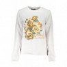 SWEAT-SHIRT FEMME CAVALLI CLASS BLANC SANS ZIP
