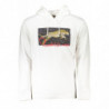 CAVALLI CLASS FELPA SENZA ZIP UOMO BIANCO