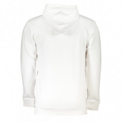 SUDADERA HOMBRE CAVALLI CLASS BLANCA SIN CREMALLERA