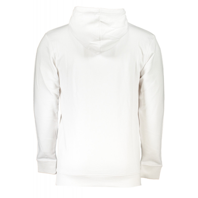 CAVALLI CLASS WEISSES SWEATSHIRT FÜR HERREN MIT REISSVERSCHLUSS