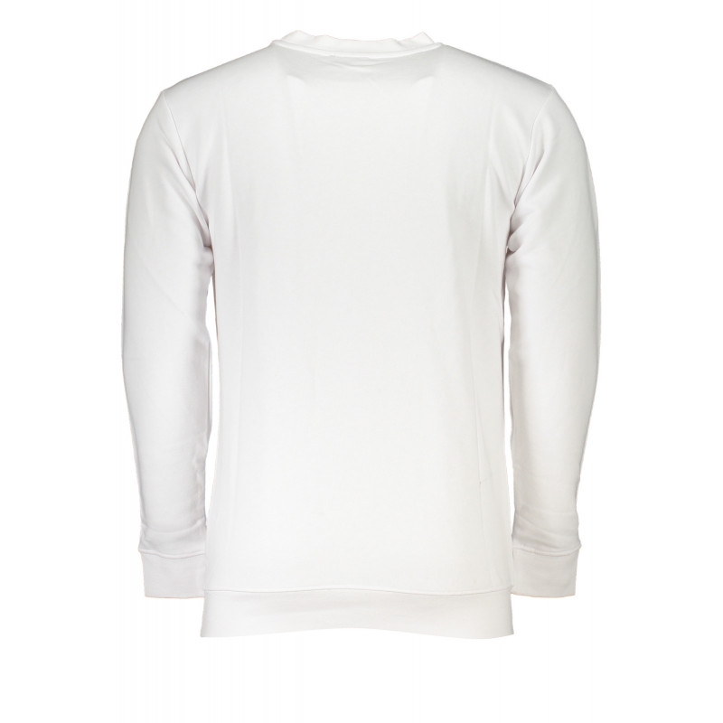 SUDADERA HOMBRE CAVALLI CLASS BLANCA SIN CREMALLERA