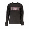 CAVALLI CLASS WOMEN'S ZIPLESS SWEATSHIRT BLACK
