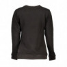 CAVALLI CLASS DAMEN-SWEATSHIRT MIT REISSVERSCHLUSS SCHWARZ