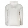 SUDADERA HOMBRE CAVALLI CLASS BLANCA SIN CREMALLERA