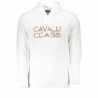 SWEAT-SHIRT SANS FERMETURE ÉCLAIR BLANC POUR HOMMES CAVALLI CLASS