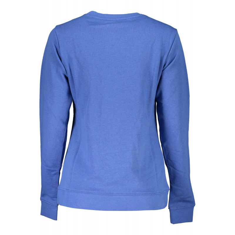 CAVALLI CLASS DAMEN-SWEATSHIRT MIT REISSVERSCHLUSS BLAU
