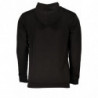 CAVALLI CLASS SCHWARZES HERREN-SWEATSHIRT MIT ZIP-OUT