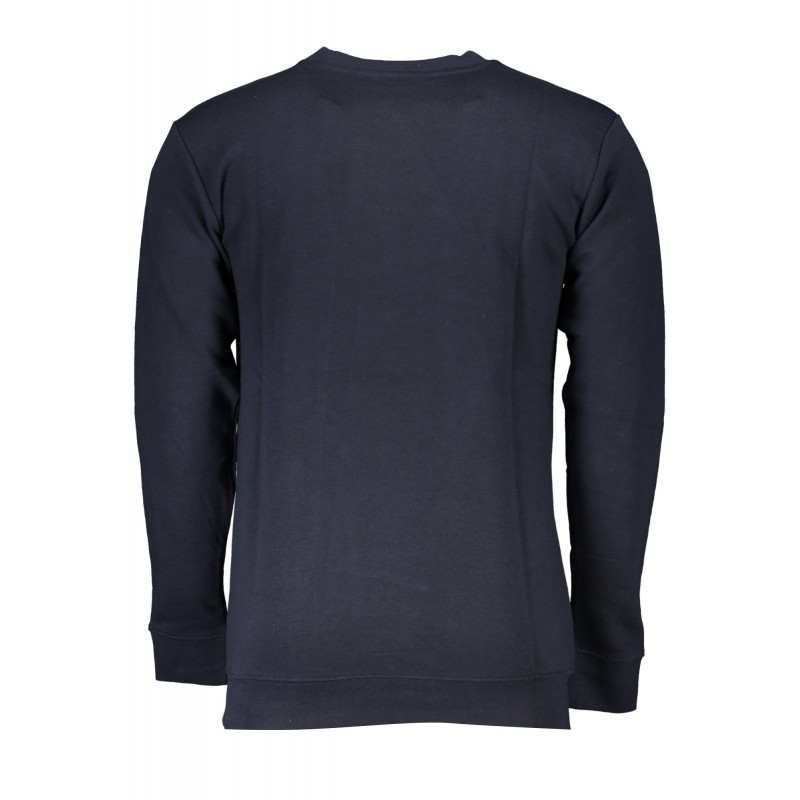 SWEAT-SHIRT SANS FERMETURE ÉCLAIR BLEU POUR HOMMES CAVALLI CLASS