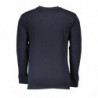 CAVALLI CLASS BLAUES SWEATSHIRT FÜR HERREN MIT REISSVERSCHLUSS