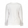 CAVALLI CLASS WOMEN'S WHITE SWEATSHIRT WITHOUT ZIP