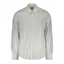 CALVIN KLEIN WHITE MEN'S LONG SLEEVE SHIRT
