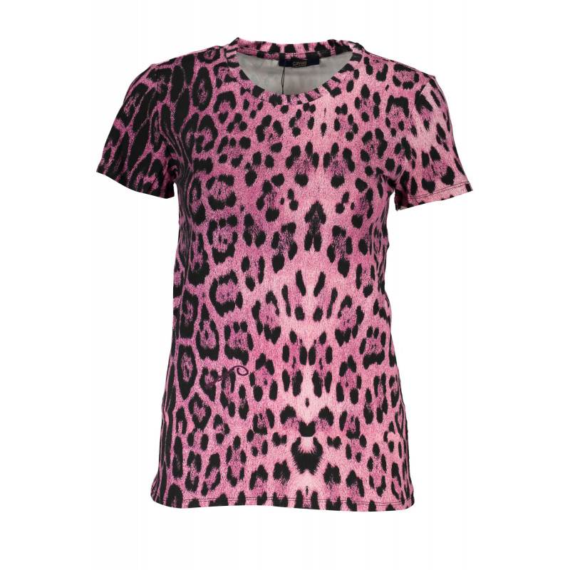 CAVALLI CLASS WOMEN'S SHORT SLEEVE T-SHIRT PINK