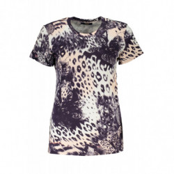 CAVALLI CLASS WOMEN'S SHORT SLEEVE T-SHIRT PINK