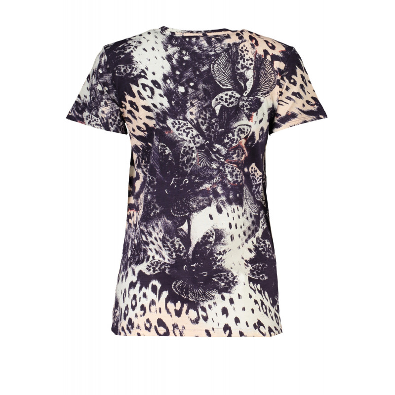 T-SHIRT À MANCHES COURTES FEMME CAVALLI CLASS ROSE