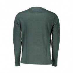 LA MARTINA GREEN MEN'S LONG SLEEVE T-SHIRT