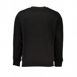 LA MARTINA BLACK MEN'S ZIPLESS SWEATSHIRT