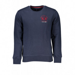SWEAT-SHIRT SANS FERMETURE ÉCLAIR BLEU LA MARTINA POUR HOMMES
