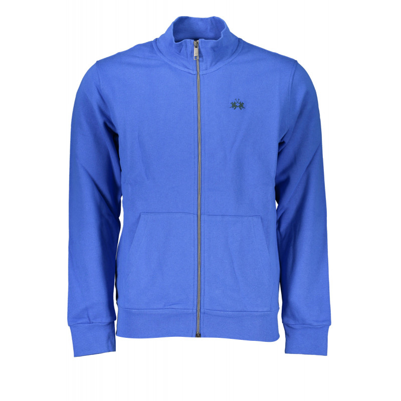 SUDADERA HOMBRE CREMALLERA AZUL LA MARTINA