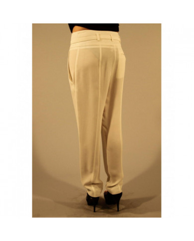 PATRIZIA PEPE PANTALON FEMME BLANC