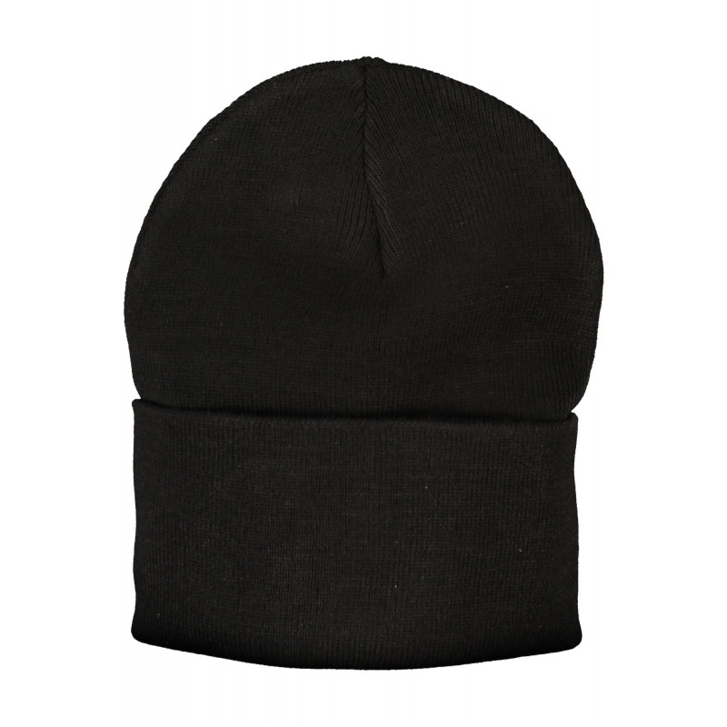 LA MARTINA BLACK MEN'S BEANIE