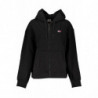 TOMMY HILFIGER WOMEN'S BLACK ZIP SWEATSHIRT