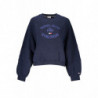 SWEAT-SHIRT SANS FERMETURE ÉCLAIR BLEU TOMMY HILFIGER FEMME